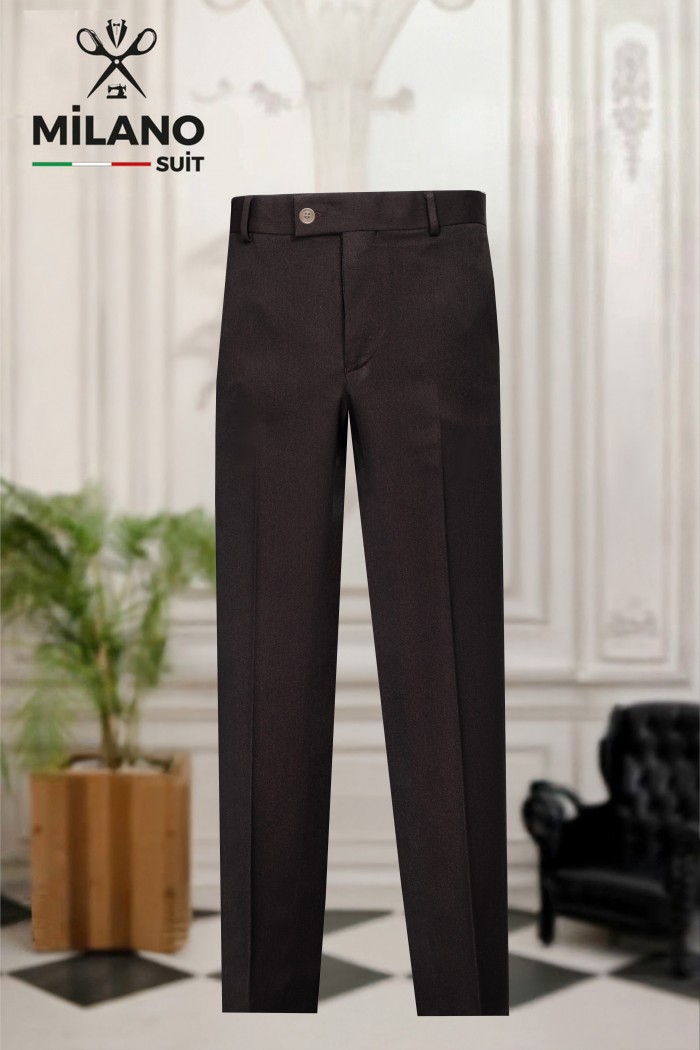 Bonita Kumaş Slim Comfort Pantolon – Kahverengi