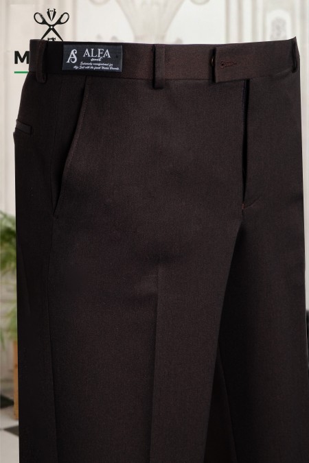 Bonita Kumaş Slim Comfort Pantolon – Kahverengi