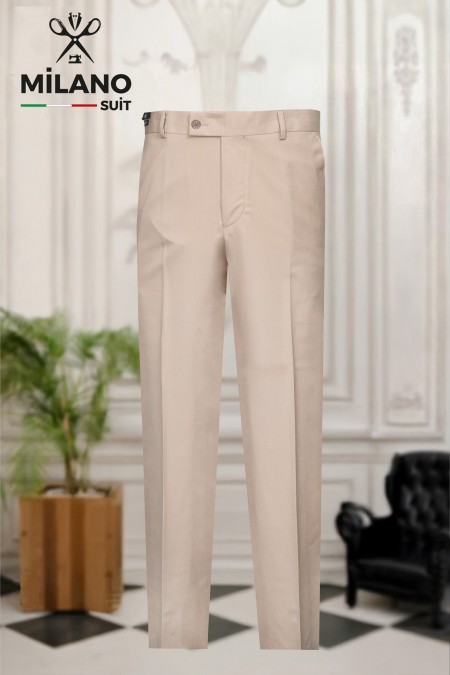 Bonita Kumaş Slim Comfort Pantolon – Krem