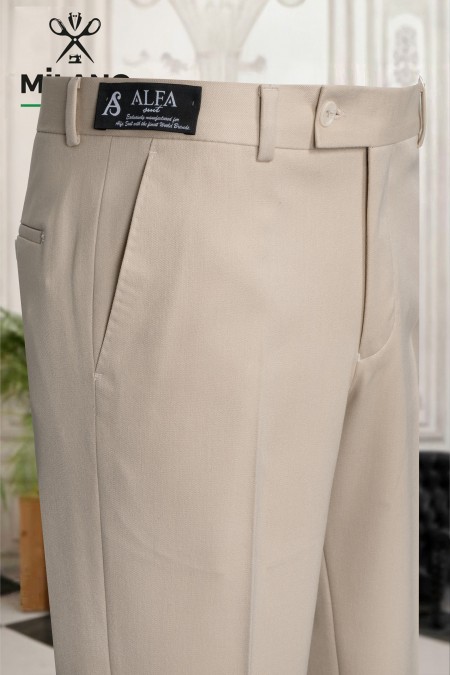 Bonita Kumaş Slim Comfort Pantolon – Bej