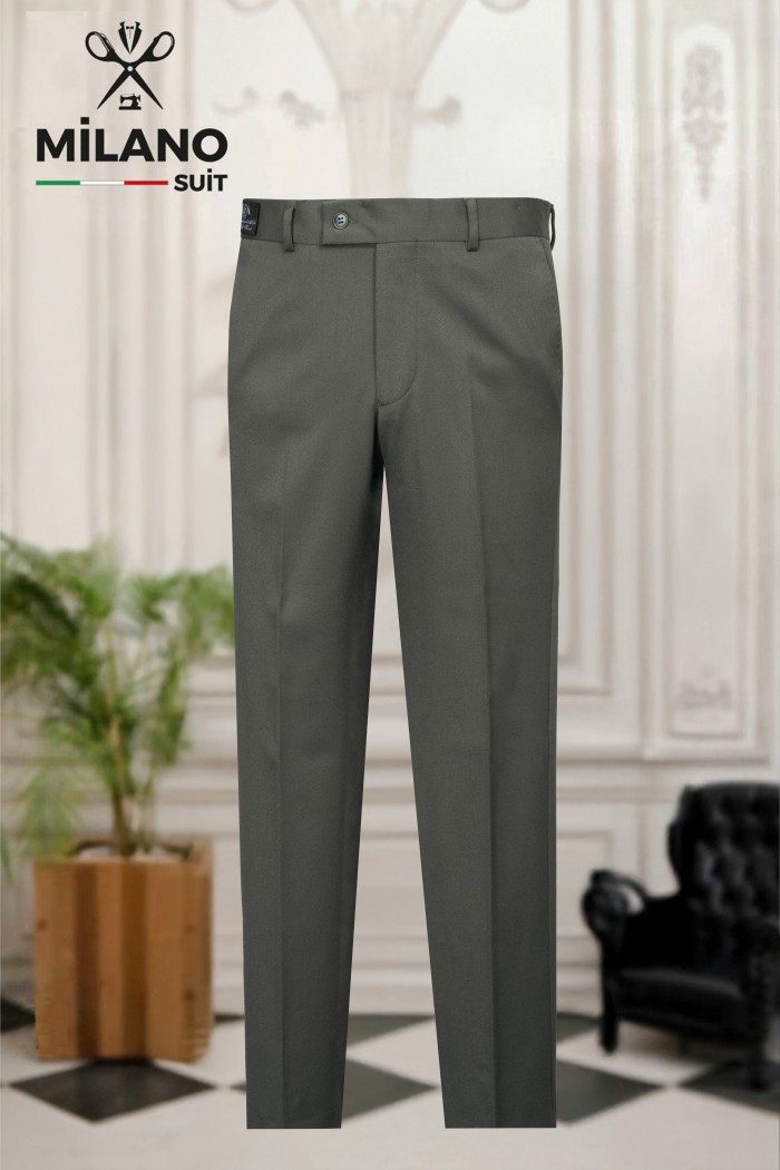 Bonita Kumaş Slim Comfort Pantolon – Yeşil