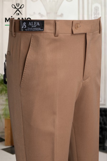 Bonita Kumaş Slim Comfort Pantolon – Taba