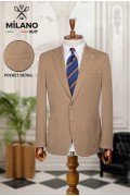 Bonita Kumaş Tek Ceket – Camel | 6 Drop Modern Kesim Bonita Kumaş Tek Ceket – Camel | 6 Drop Modern Kesim