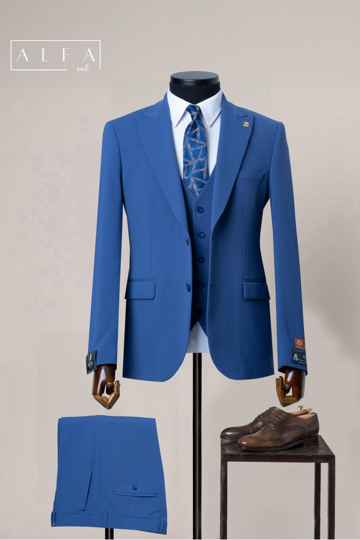 İndigo Slim Fit Yelekli Takım Elbise – Toptan 6’lı Seri (2 Varyant Seçeneği) İndigo Slim Fit Yelekli Takım Elbise – Toptan 6’lı Seri (2 Varyant Seçeneği)