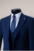 Lacivert Slim Fit Yelekli Takım Elbise – Toptan 6’lı Seri (2 Varyant Seçeneği) Lacivert Slim Fit Yelekli Takım Elbise – Toptan 6’lı Seri (2 Varyant Seçeneği)