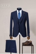 Lacivert Slim Fit Yelekli Takım Elbise – Toptan 6’lı Seri (2 Varyant Seçeneği) Lacivert Slim Fit Yelekli Takım Elbise – Toptan 6’lı Seri (2 Varyant Seçeneği)
