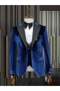 Alfa Suit Slim Fit Koyu Gri Düz Takım Elbise