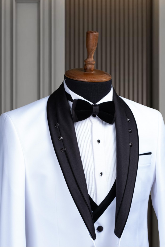 Alfa Suit Slim Fit Açık Gri Düz Takım Elbise