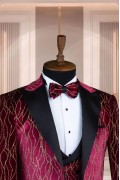 Alfa Suit Slim Fit Kahverengi Düz Takım Elbise