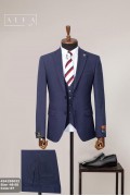 Alfa Suit Slim Fit Açık Gri Düz Takım Elbise