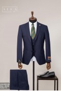 Alfa Suit Slim Fit Açık Gri Düz Takım Elbise