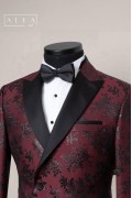 Alfa Suit Slim Fit Koyu Gri Düz Takım Elbise