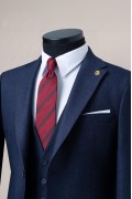 Alfa Suit Slim Fit Koyu Gri Düz Takım Elbise Alfa Suit Slim Fit Koyu Gri Düz Takım Elbise