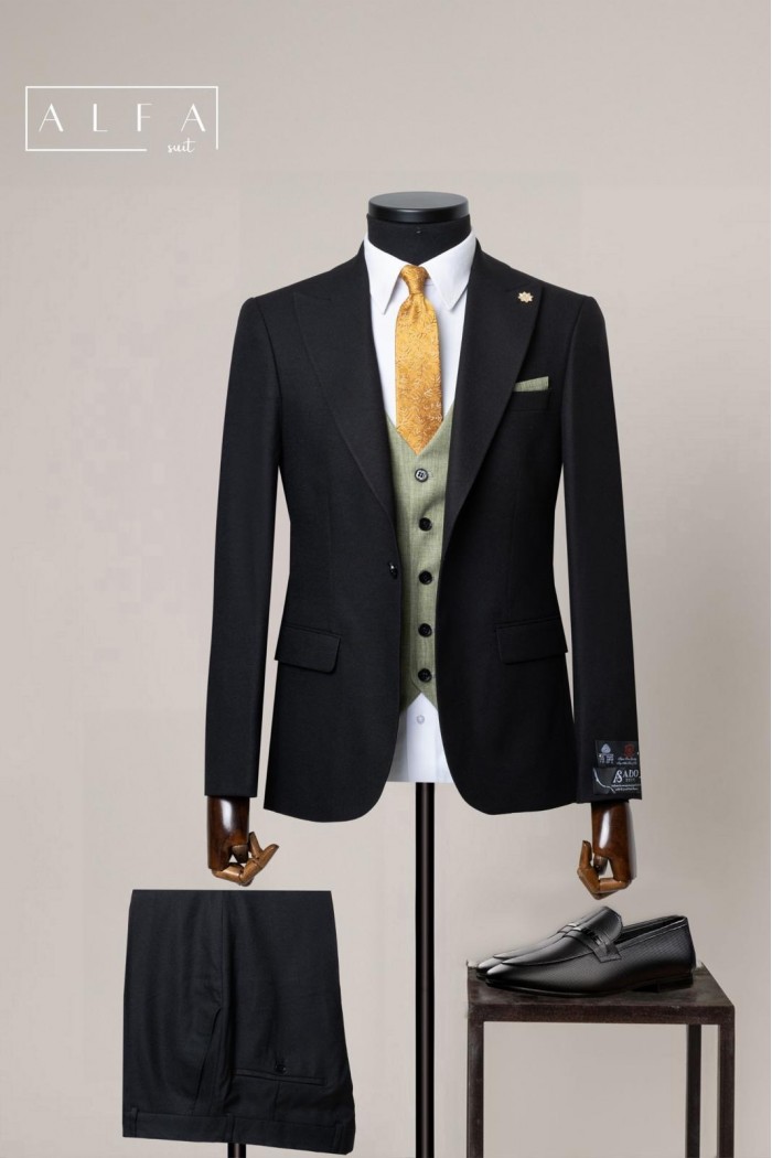 Alfa Suit Slim Fit Açık Gri Düz Takım Elbise Alfa Suit Slim Fit Açık Gri Düz Takım Elbise