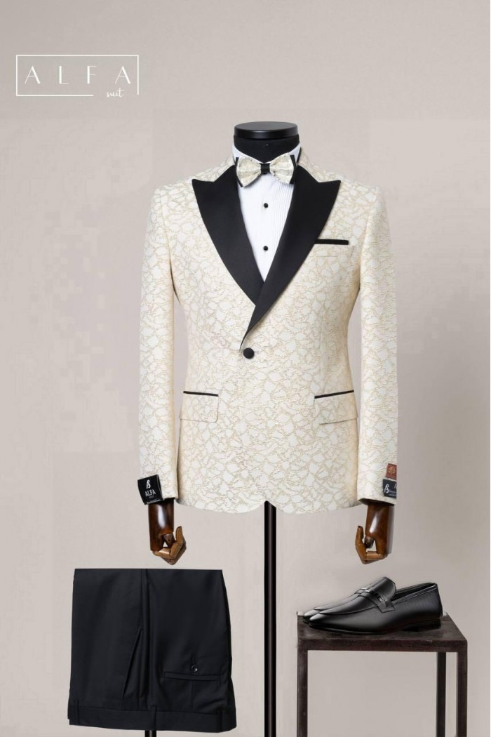 Alfa Suit Slim Fit Açık Gri Düz Takım Elbise Alfa Suit Slim Fit Açık Gri Düz Takım Elbise