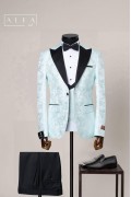 Alfa Suit Slim Fit Açık Gri Düz Takım Elbise Alfa Suit Slim Fit Açık Gri Düz Takım Elbise