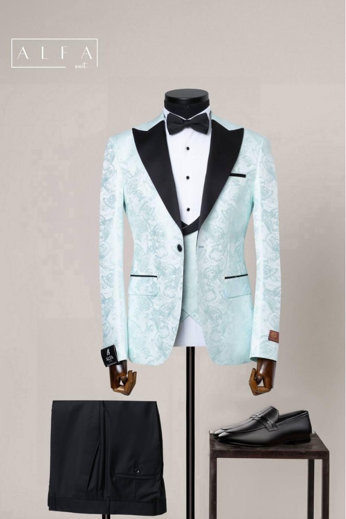 Alfa Suit Slim Fit Açık Gri Düz Takım Elbise Alfa Suit Slim Fit Açık Gri Düz Takım Elbise