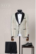 Alfa Suit Slim Fit Açık Gri Düz Takım Elbise Alfa Suit Slim Fit Açık Gri Düz Takım Elbise