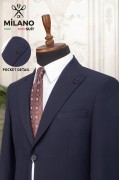 Alfa Suit Slim Fit Koyu Gri Düz Takım Elbise Alfa Suit Slim Fit Koyu Gri Düz Takım Elbise
