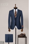 Alfa Suit Slim Fit Açık Gri Düz Takım Elbise Alfa Suit Slim Fit Açık Gri Düz Takım Elbise