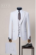 Alfa Suit Slim Fit Açık Gri Düz Takım Elbise Alfa Suit Slim Fit Açık Gri Düz Takım Elbise