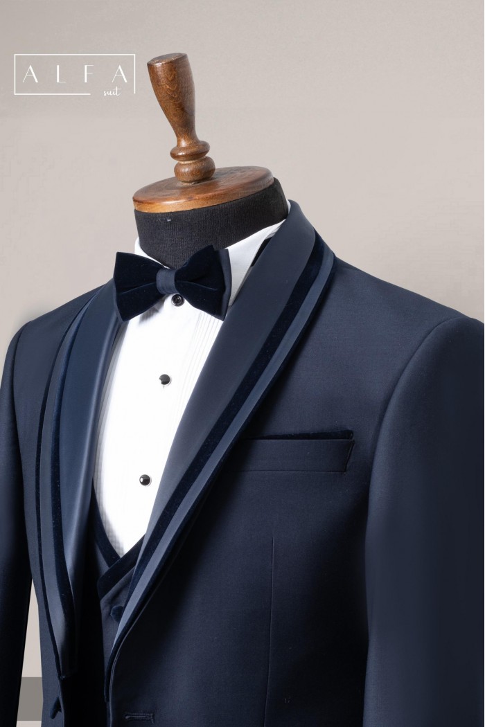 Alfa Suit Slim Fit Koyu Gri Düz Takım Elbise Alfa Suit Slim Fit Koyu Gri Düz Takım Elbise