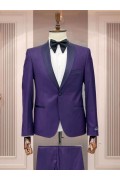 Alfa Suit Slim Fit Açık Gri Düz Takım Elbise Alfa Suit Slim Fit Açık Gri Düz Takım Elbise