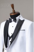 Alfa Suit Slim Fit Açık Gri Düz Takım Elbise Alfa Suit Slim Fit Açık Gri Düz Takım Elbise