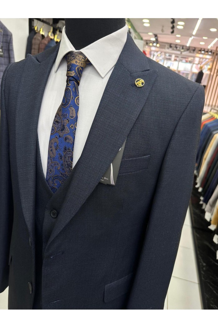 Alfa Suit Slim Fit Koyu Gri Düz Takım Elbise Alfa Suit Slim Fit Koyu Gri Düz Takım Elbise