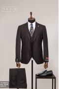 Alfa Suit Slim Fit Açık Gri Düz Takım Elbise Alfa Suit Slim Fit Açık Gri Düz Takım Elbise