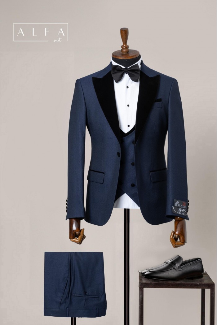 Alfa Suit Slim Fit Açık Gri Düz Takım Elbise Alfa Suit Slim Fit Açık Gri Düz Takım Elbise