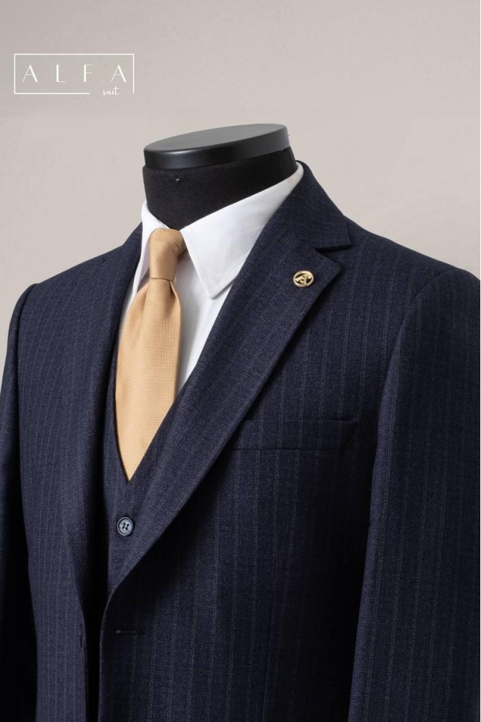 Alfa Suit Slim Fit Koyu Gri Düz Takım Elbise Alfa Suit Slim Fit Koyu Gri Düz Takım Elbise
