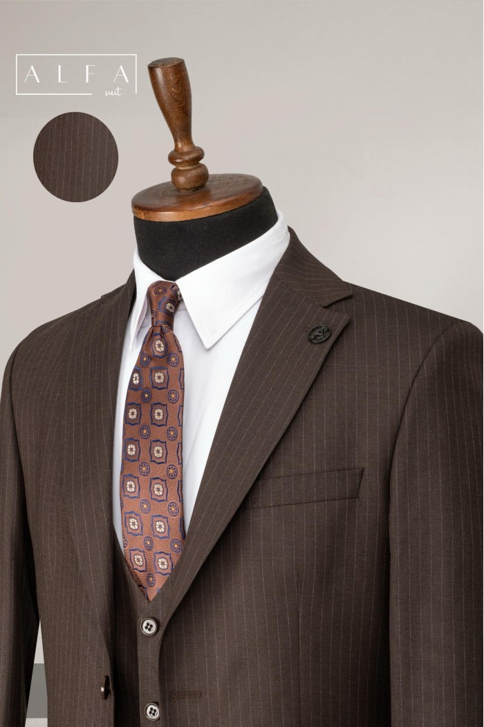 Alfa Suit Slim Fit Koyu Gri Düz Takım Elbise Alfa Suit Slim Fit Koyu Gri Düz Takım Elbise