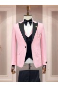 Alfa Suit Slim Fit Açık Gri Düz Takım Elbise Alfa Suit Slim Fit Açık Gri Düz Takım Elbise