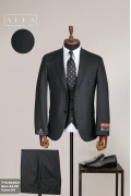 Alfa Suit Slim Fit Açık Gri Düz Takım Elbise Alfa Suit Slim Fit Açık Gri Düz Takım Elbise