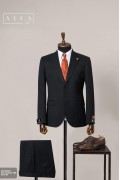 Alfa Suit Slim Fit Açık Gri Düz Takım Elbise Alfa Suit Slim Fit Açık Gri Düz Takım Elbise