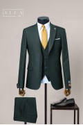 Alfa Suit Slim Fit Açık Gri Düz Takım Elbise Alfa Suit Slim Fit Açık Gri Düz Takım Elbise