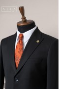Alfa Suit Slim Fit Koyu Gri Düz Takım Elbise Alfa Suit Slim Fit Koyu Gri Düz Takım Elbise
