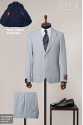 Alfa Suit Slim Fit Açık Gri Düz Takım Elbise Alfa Suit Slim Fit Açık Gri Düz Takım Elbise