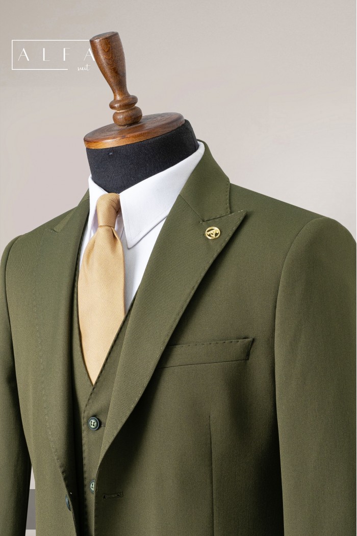 Alfa Suit Slim Fit Açık Gri Düz Takım Elbise Alfa Suit Slim Fit Açık Gri Düz Takım Elbise
