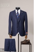 Alfa Suit Slim Fit Açık Gri Düz Takım Elbise Alfa Suit Slim Fit Açık Gri Düz Takım Elbise