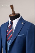 Alfa Suit Slim Fit Koyu Gri Düz Takım Elbise Alfa Suit Slim Fit Koyu Gri Düz Takım Elbise