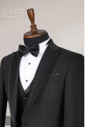 Alfa Suit Slim Fit Koyu Gri Düz Takım Elbise Alfa Suit Slim Fit Koyu Gri Düz Takım Elbise