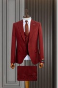 Alfa Suit Slim Fit Koyu Gri Düz Takım Elbise Alfa Suit Slim Fit Koyu Gri Düz Takım Elbise