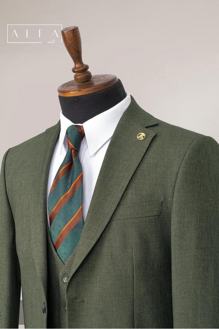 Alfa Suit Slim Fit Açık Gri Düz Takım Elbise Alfa Suit Slim Fit Açık Gri Düz Takım Elbise