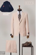 Alfa Suit Slim Fit Açık Gri Düz Takım Elbise Alfa Suit Slim Fit Açık Gri Düz Takım Elbise