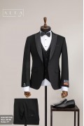 Alfa Suit Slim Fit Açık Gri Düz Takım Elbise Alfa Suit Slim Fit Açık Gri Düz Takım Elbise