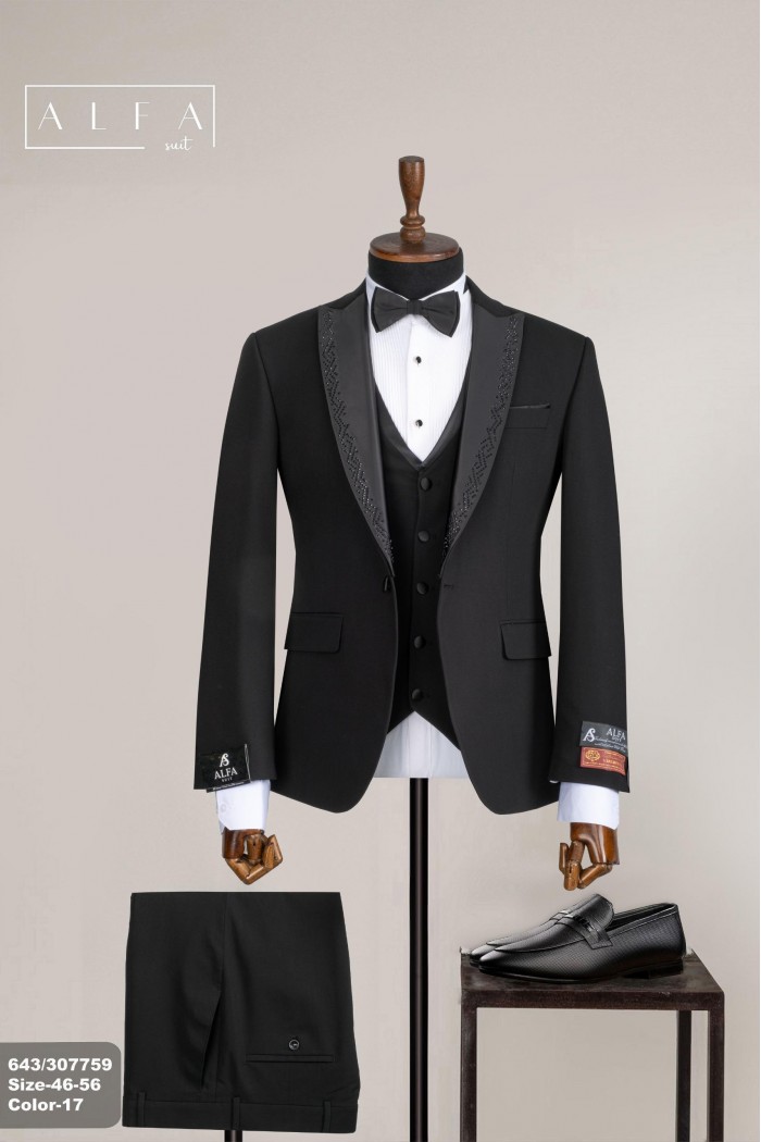 Alfa Suit Slim Fit Açık Gri Düz Takım Elbise Alfa Suit Slim Fit Açık Gri Düz Takım Elbise