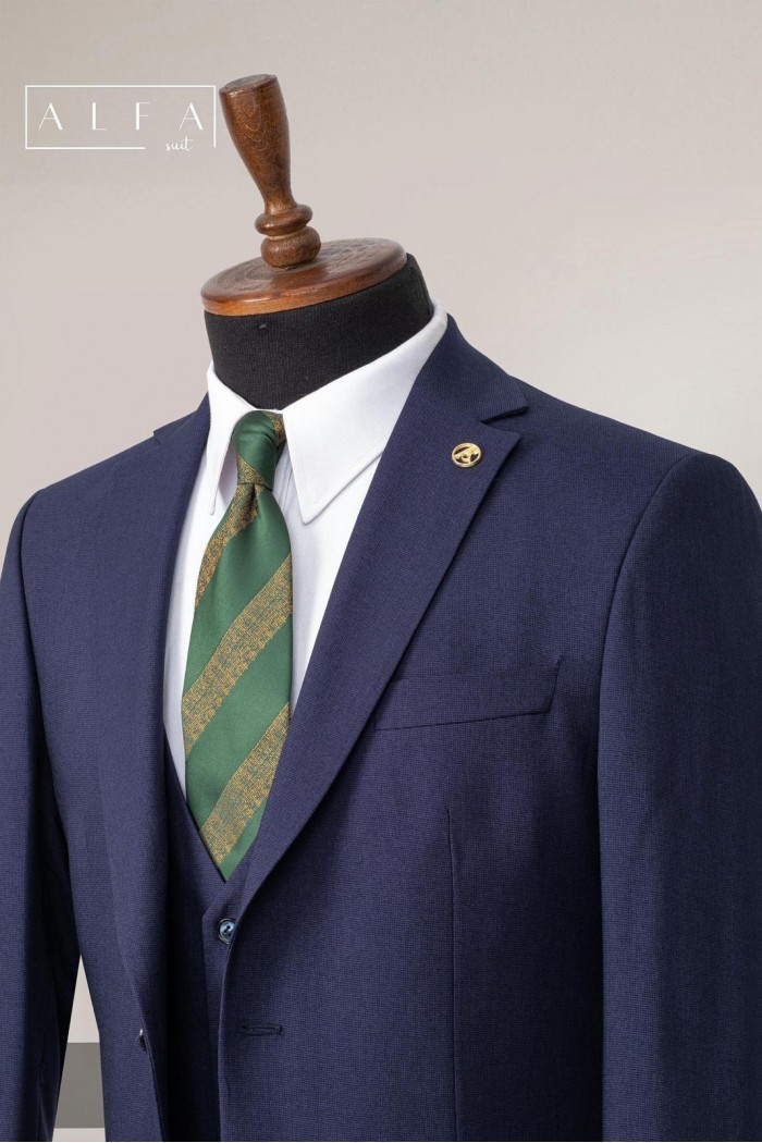 Alfa Suit Slim Fit Koyu Gri Düz Takım Elbise Alfa Suit Slim Fit Koyu Gri Düz Takım Elbise