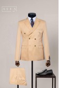 Alfa Suit Slim Fit Bej Düz Takım Elbise Alfa Suit Slim Fit Bej Düz Takım Elbise